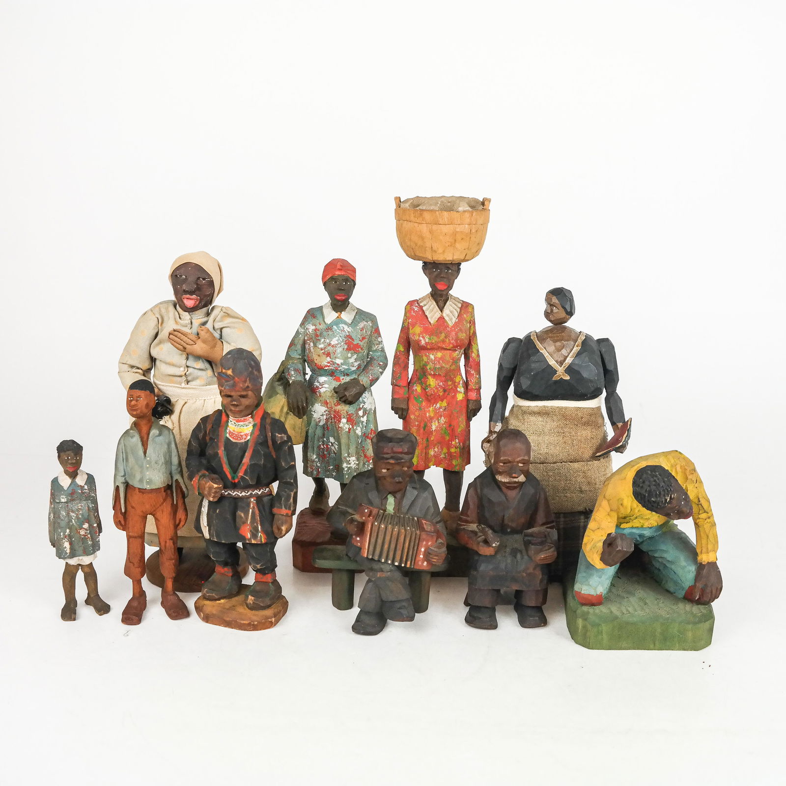 Assembled Group of Black Americana Figures (10) (1 of 15)