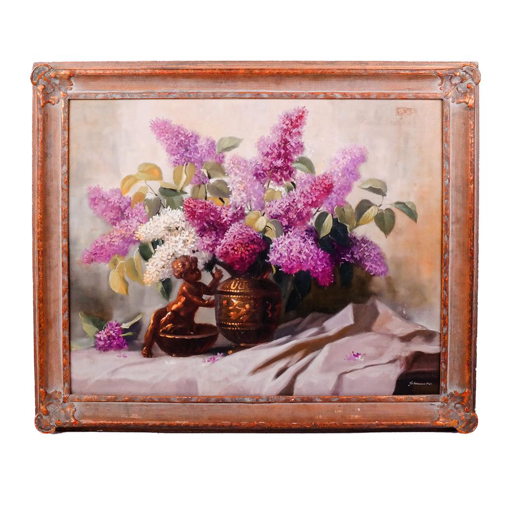 Floral Table Still Life - Oil Painting (1 of 10)