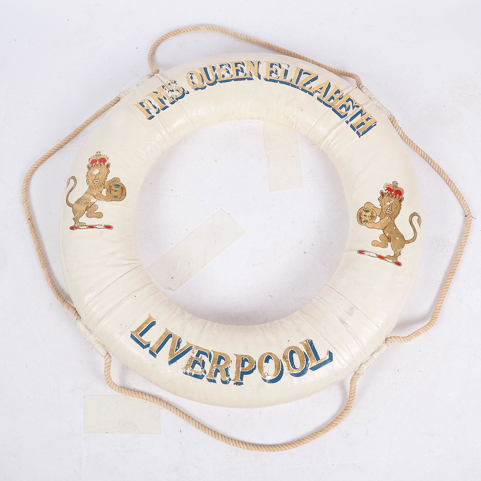 RMS Queen Elizabeth Presentation Life Ring (1 of 9)