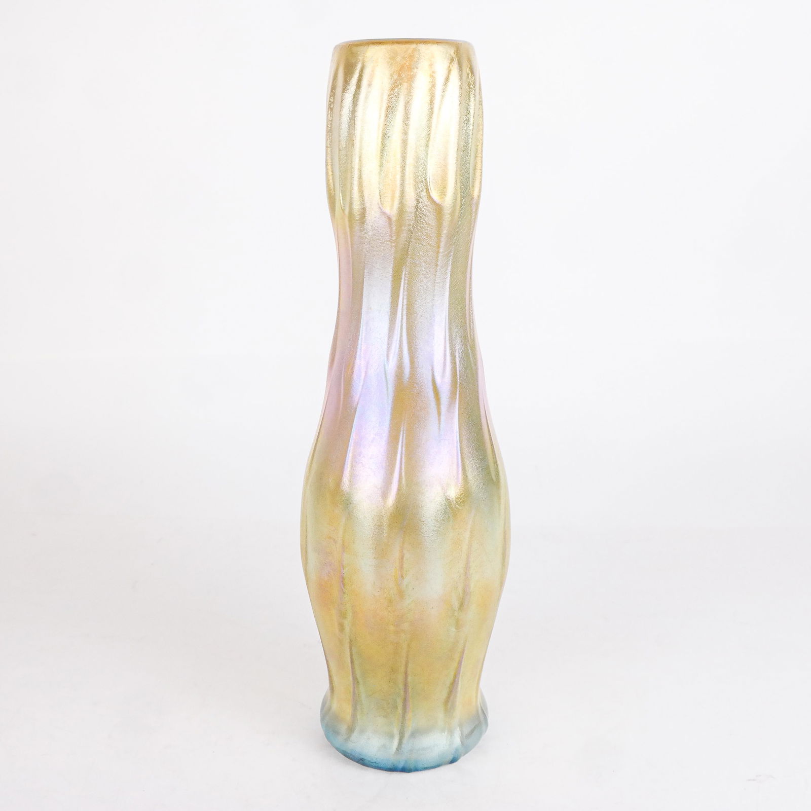 Large Tiffany & Co. Iridescent Glass Vase (1 of 12)