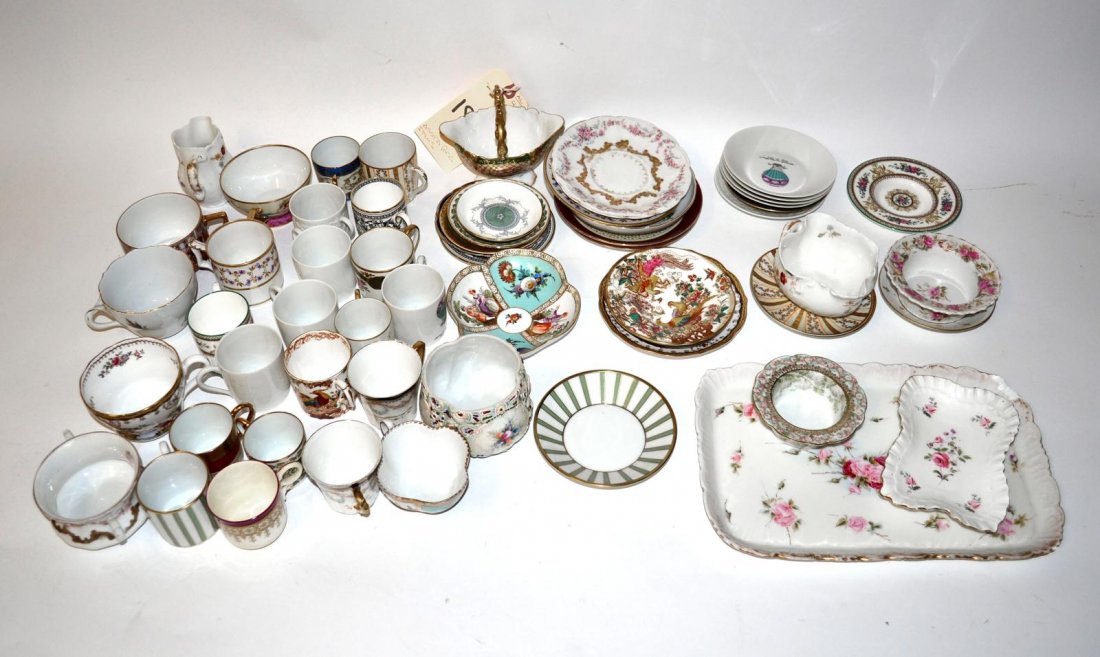 Assorted Porcelain Items: Assorted porcelain items. From the Estate of Arthur Laurents.