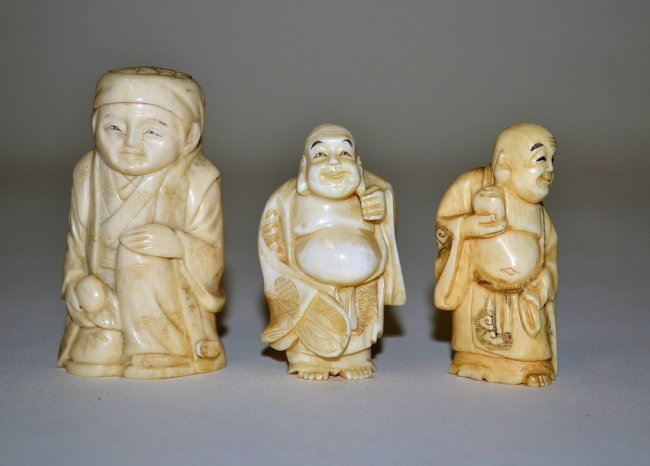 Three Netsuke Figures