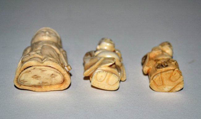 Three Netsuke Figures - 2