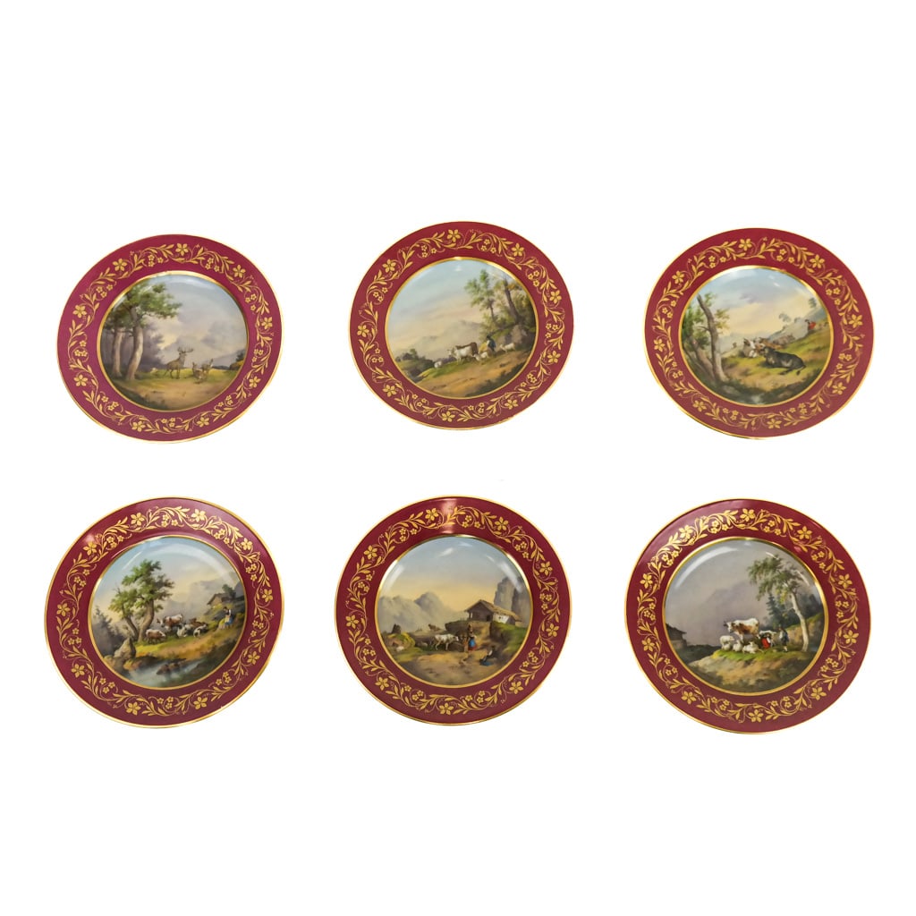 Royal Vienna Austrian Porcelain Portrait Plates, 6 (1 of 9)