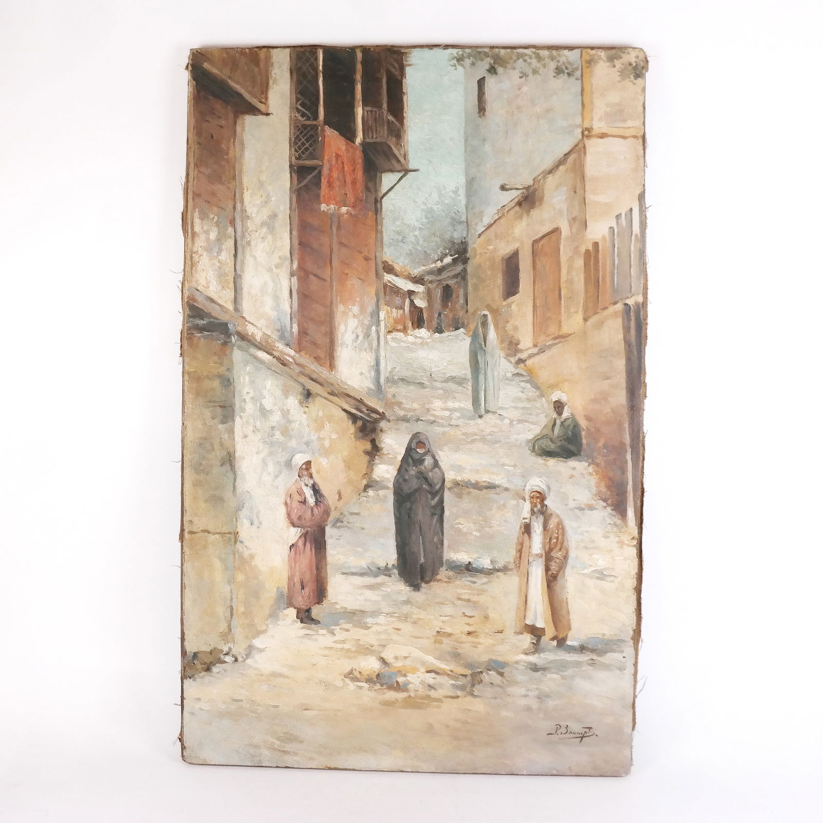 Richard ZOMMER: Middle Eastern Street Scene - O/C (1 of 11)