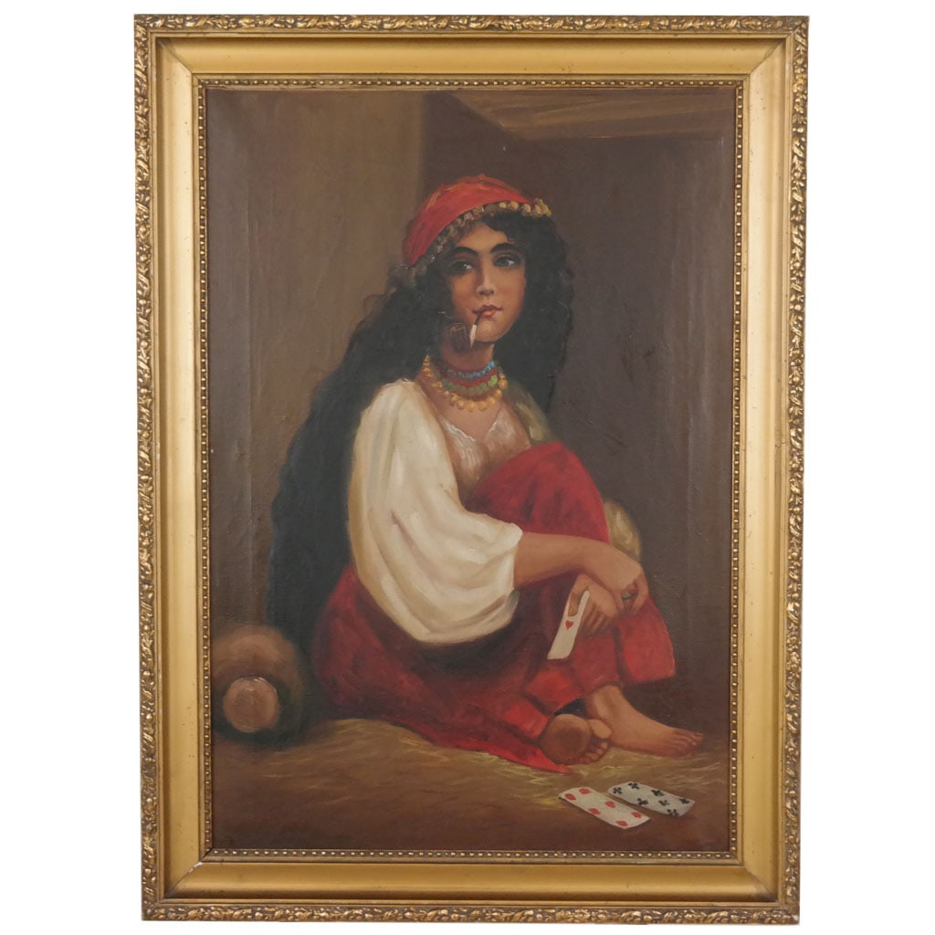 Middle Eastern Young Girl - Oil Painting (1 of 7)