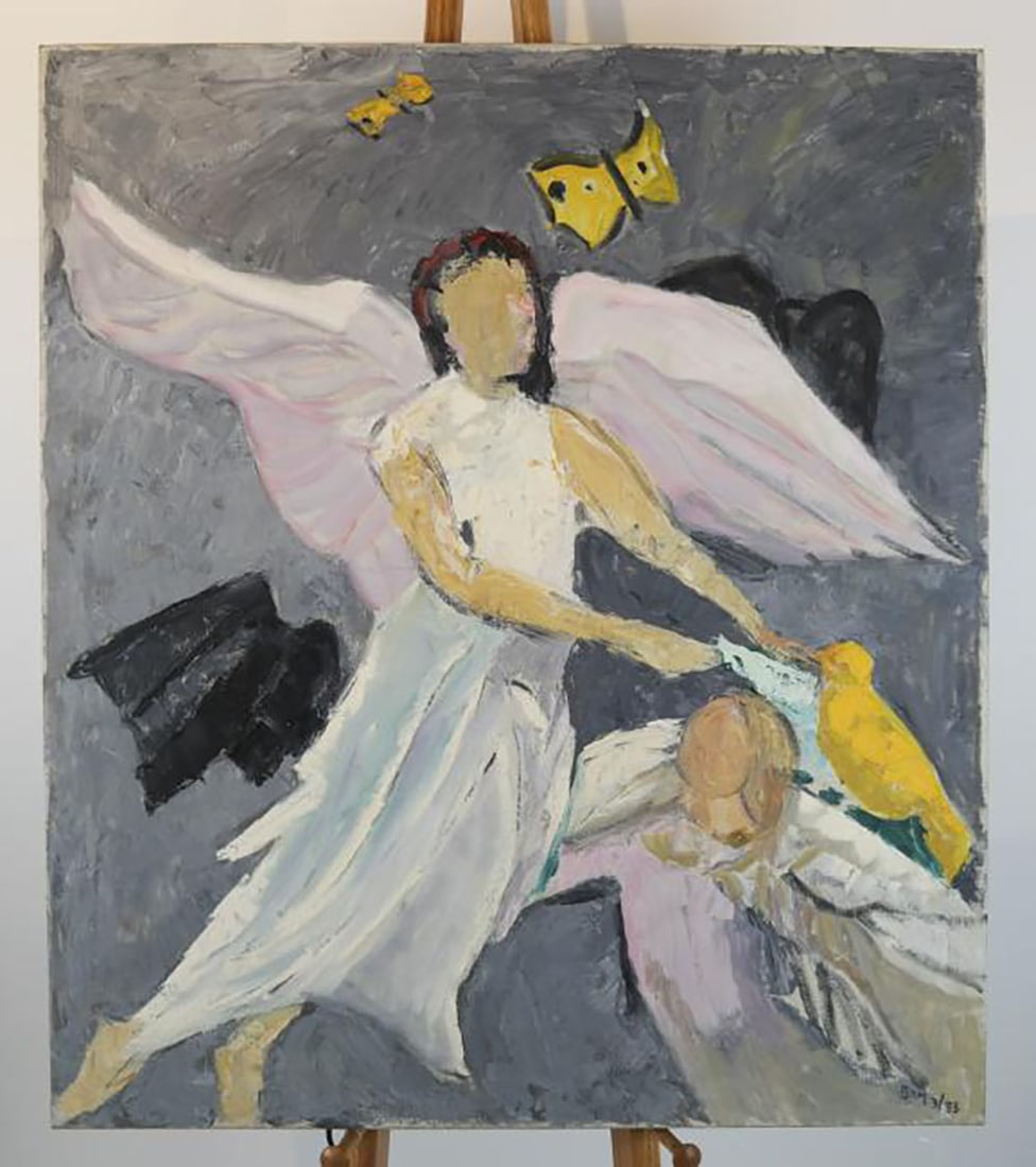 Edith BRY: Angels - Modernist Painting (1 of 5)