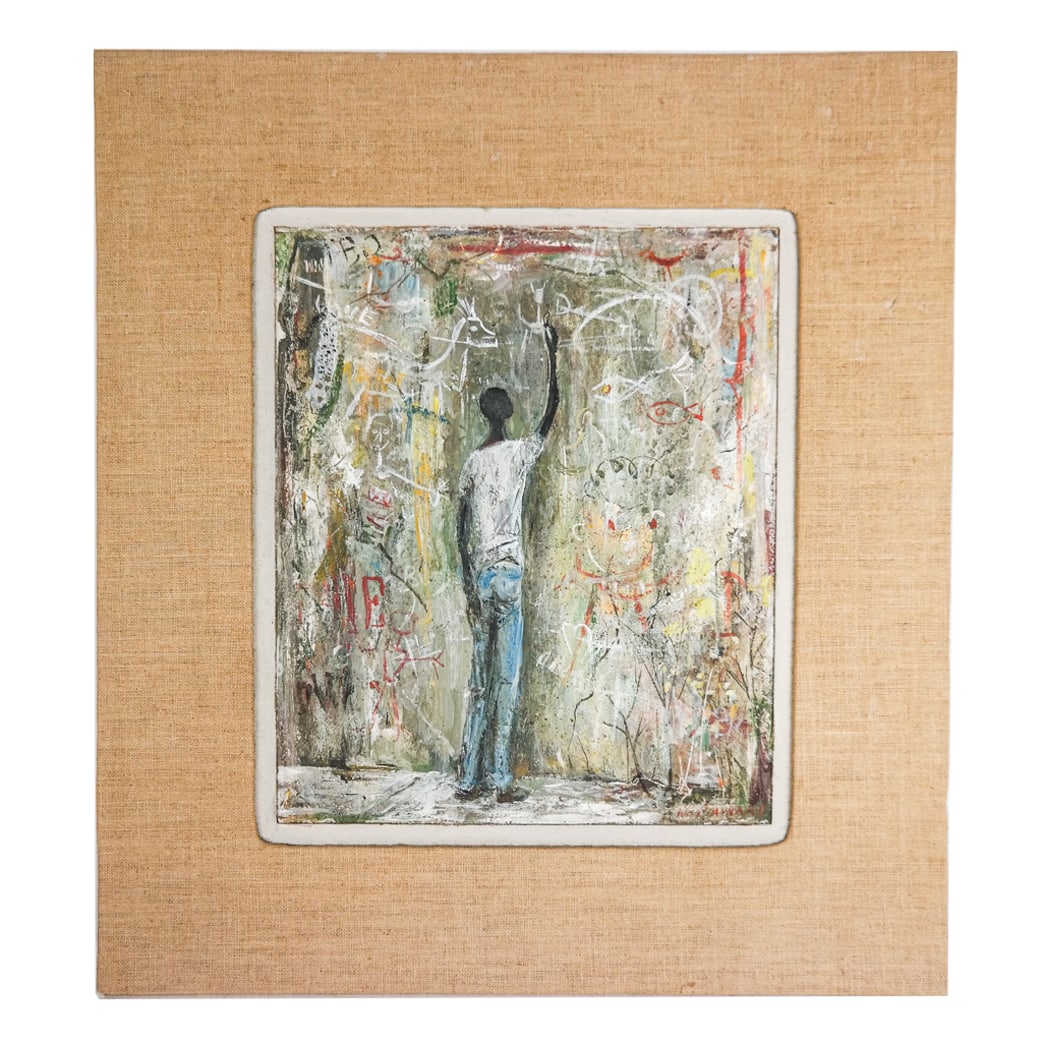 William HARD: "The Muralist" - Mixed Media/Board (1 of 10)