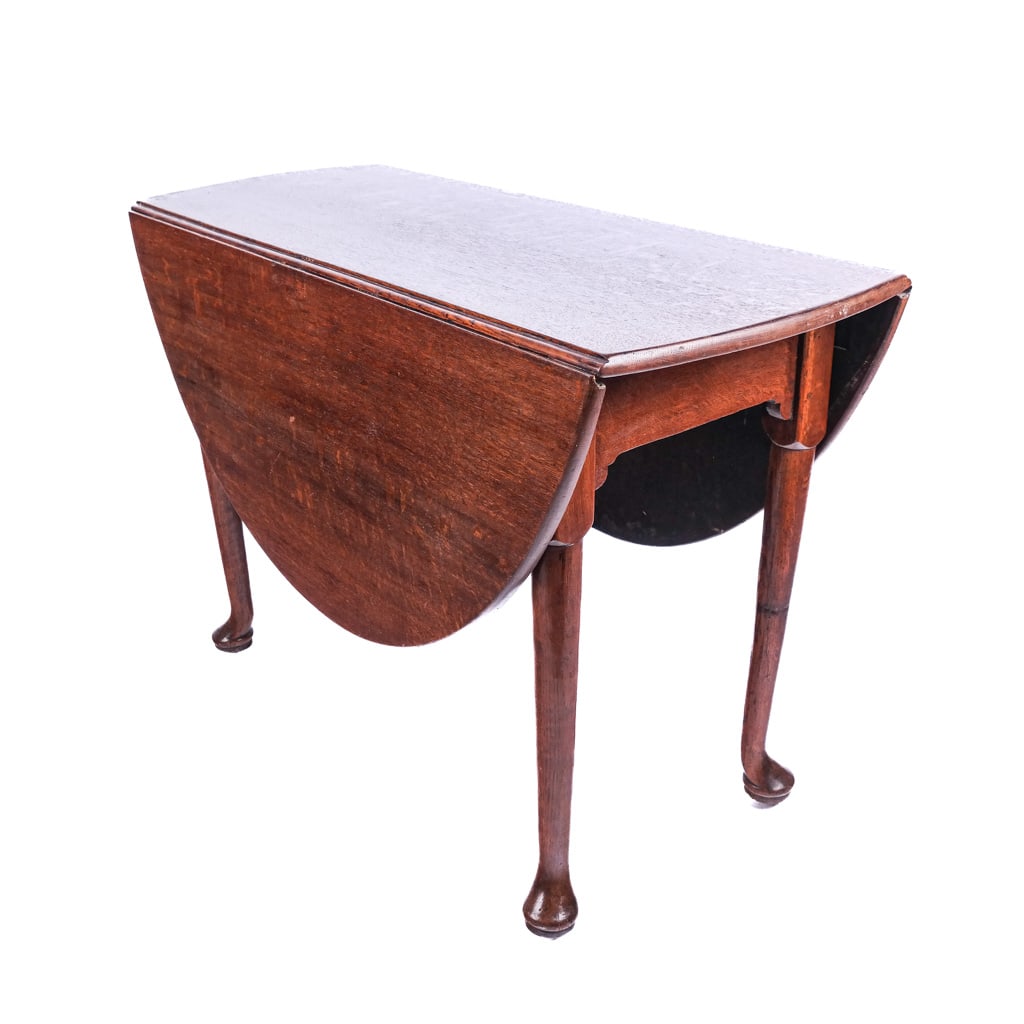 18th/19th C. Queen Anne Chestnut Dropleaf Table (1 of 6)