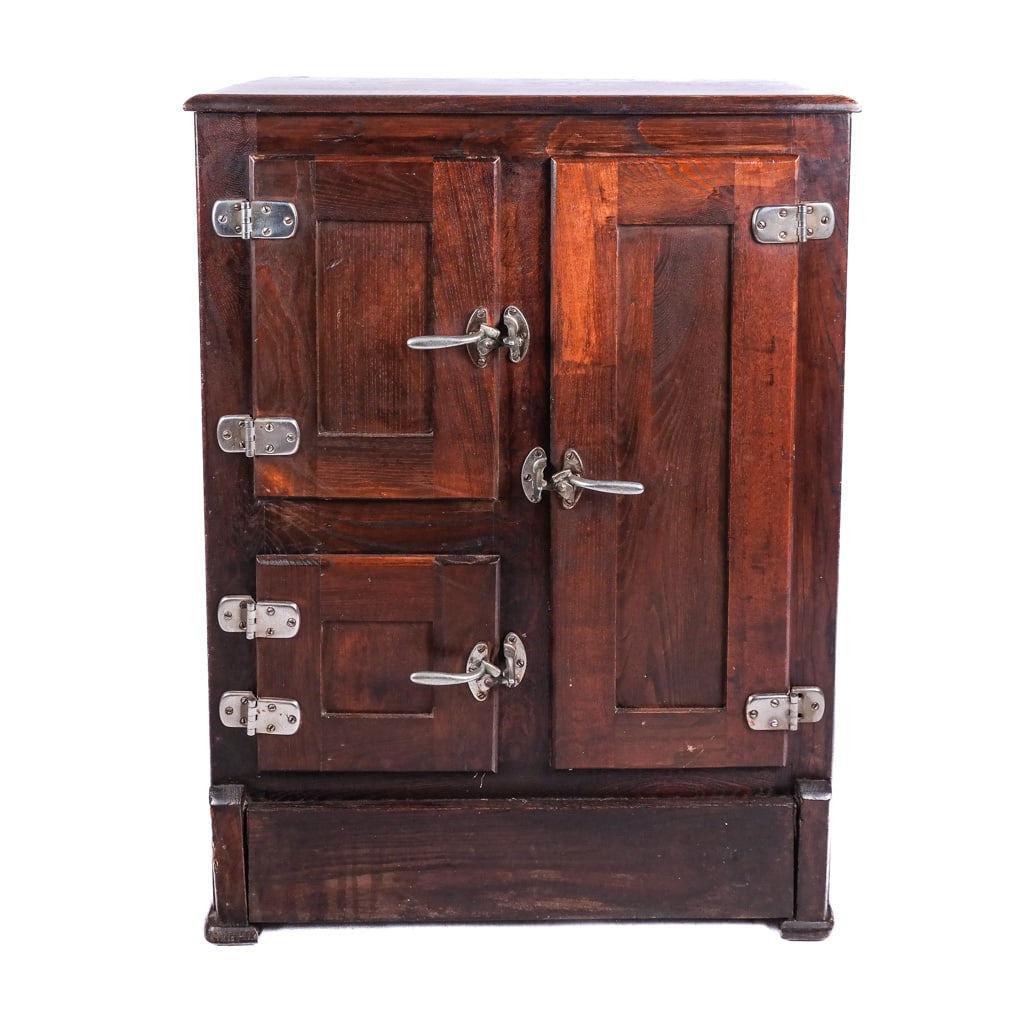 Vintage Oak Ice Box (1 of 11)