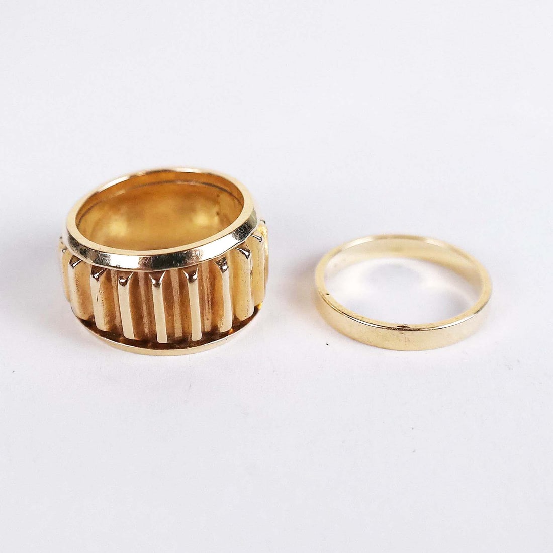 Two 14K Yellow Gold Wedding Bands (1 of 9)