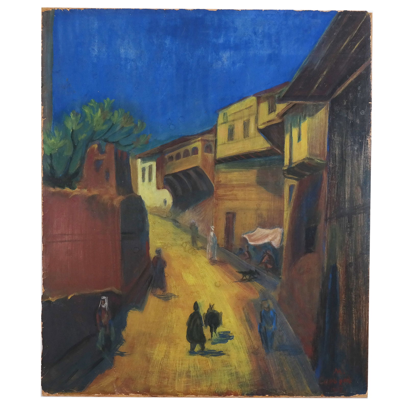Martiros SARYAN: Village Street Scene - Oil/Board (1 of 15)