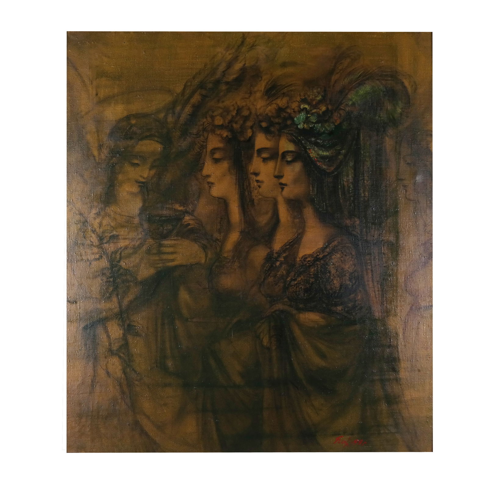 Kaitzag VANIKIAN: "Walk" - Oil Painting (1 of 10)