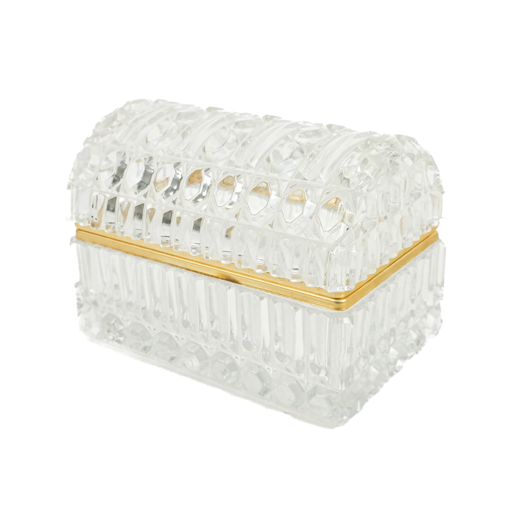 Belle Epoque-Style Glass & Metal Table Casket (1 of 8)