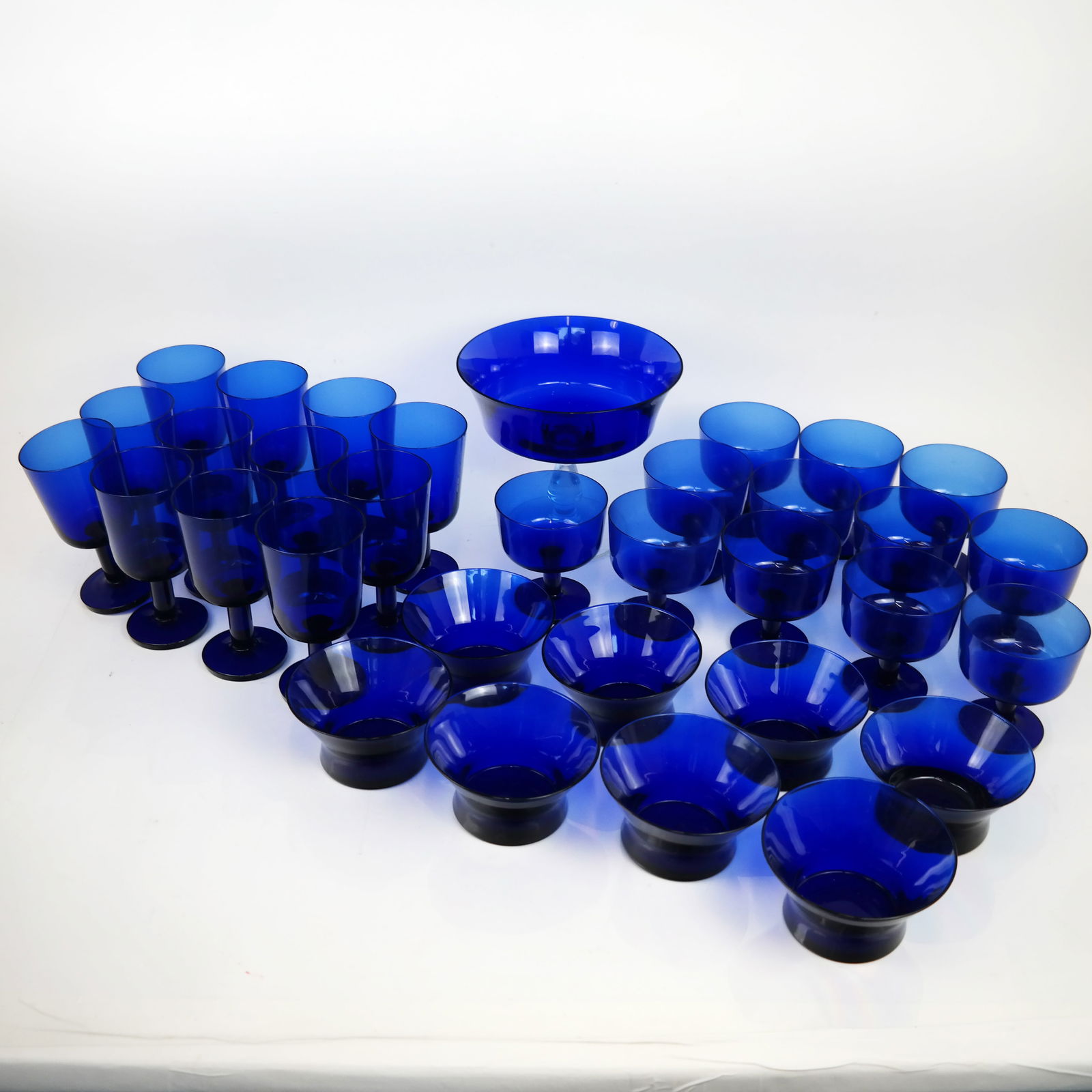 Assorted Blue and Clear Glass (1 of 11)