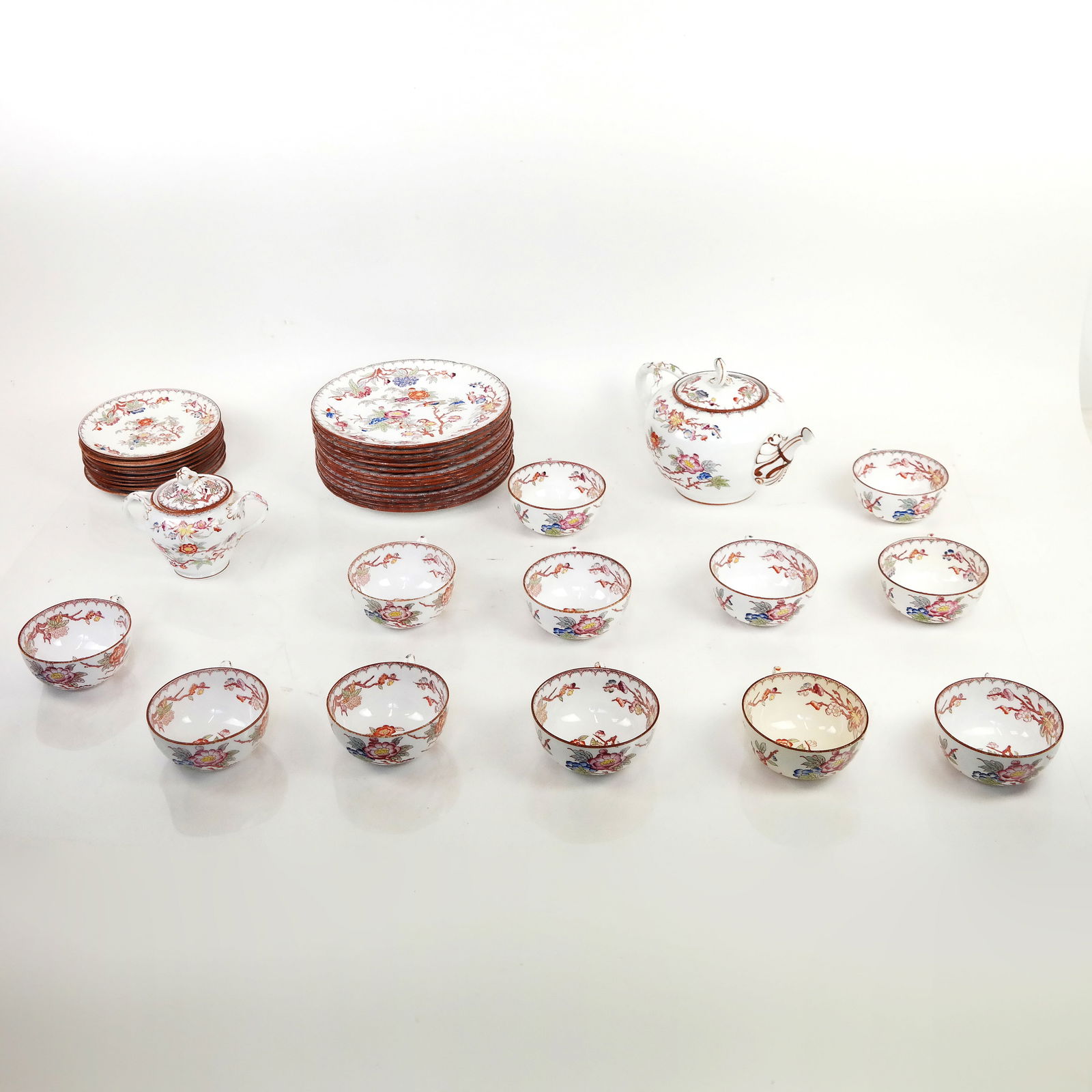 Sarreguemines Porcelain Partial Dessert Service (1 of 17)