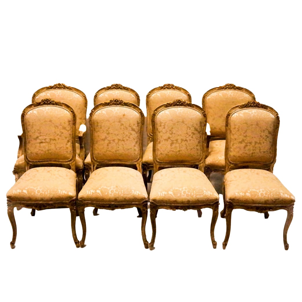 Louis XV-Style Set of 8 Dining Chairs (1 of 12)