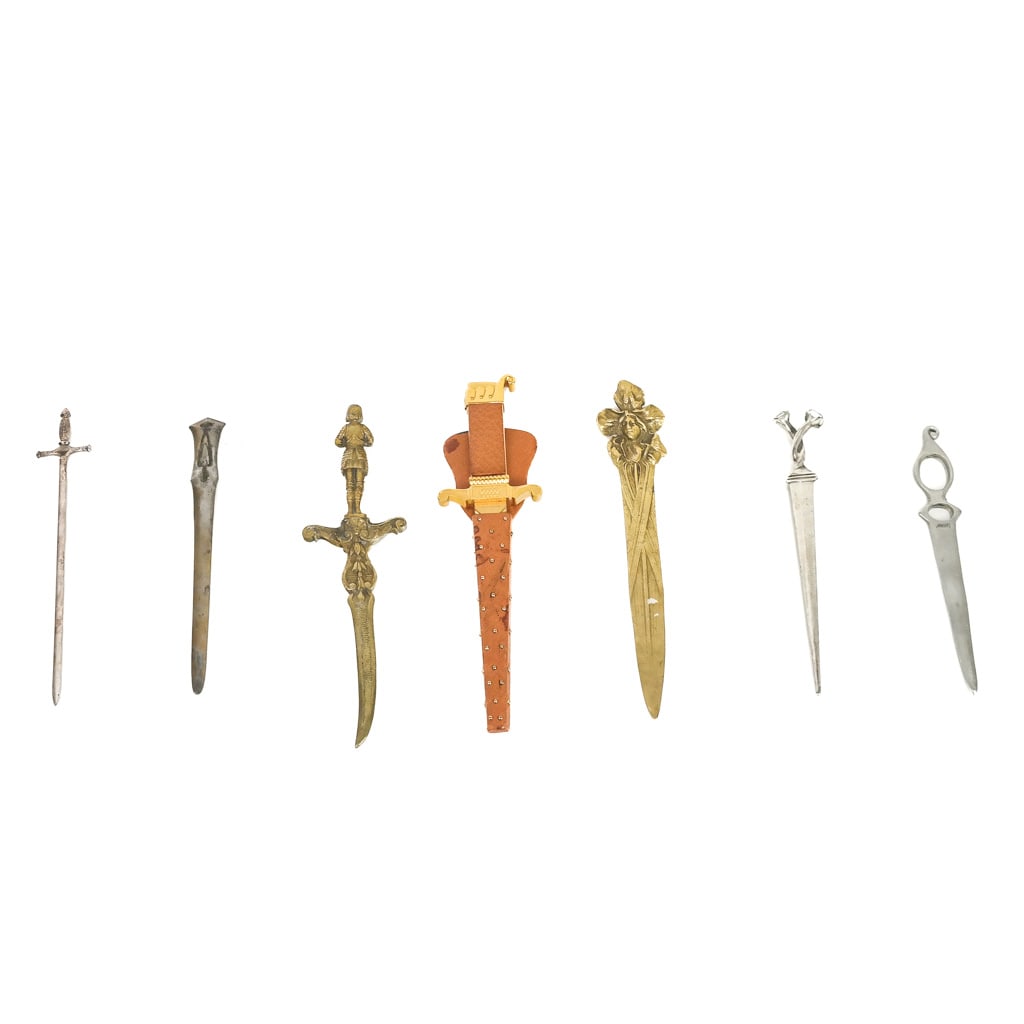 Seven (7) Assorted Letter Openers (1 of 8)
