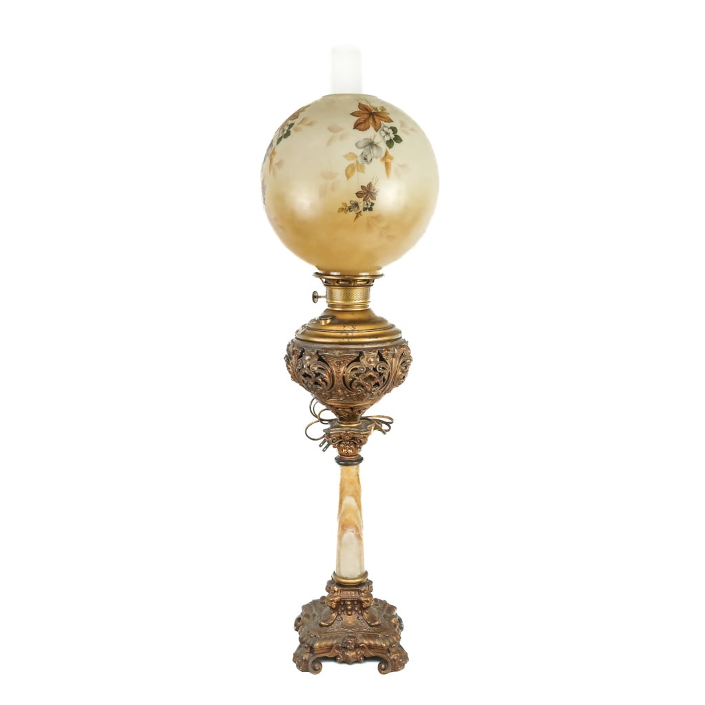 Vintage Electrified Oil Lamp (1 of 12)