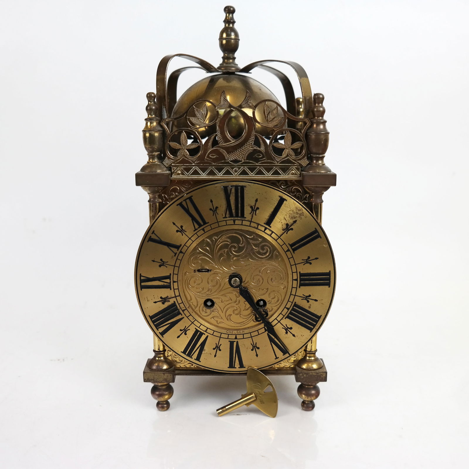 American Brass Skeleton Clock (1 of 12)