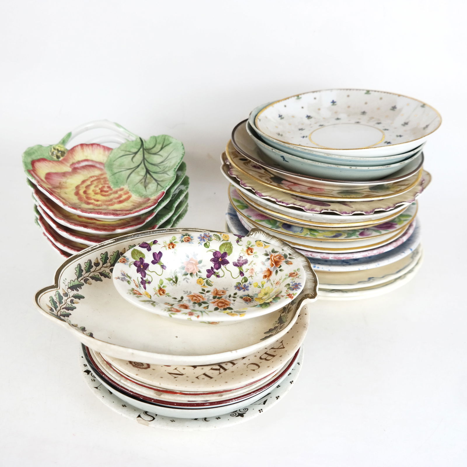 Assembled Group of 38 Ceramic Plates (1 of 9)