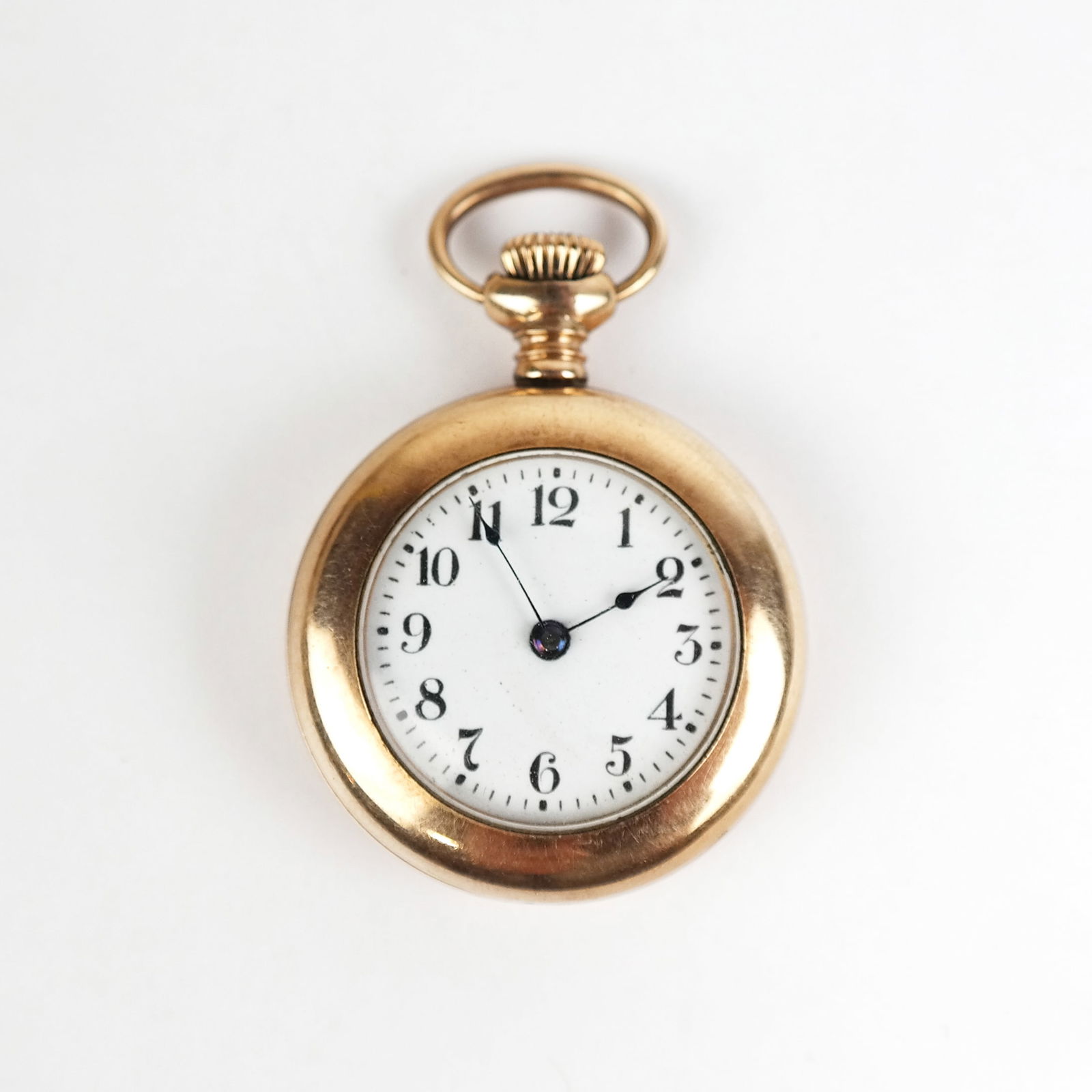 14K Rose Gold Ladies Pocket Watch (1 of 7)