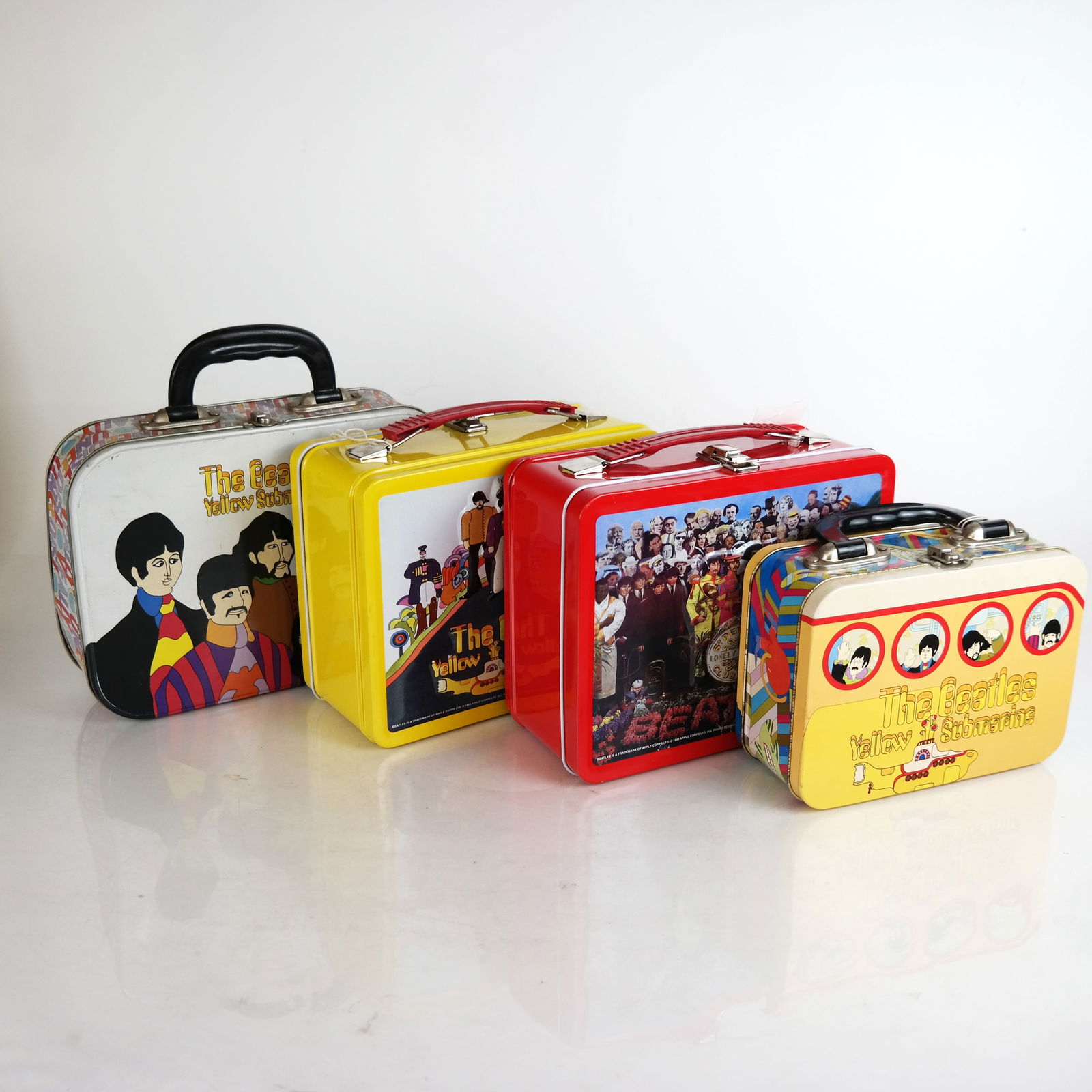 Group of 4 Metal "Beatles" Lunchboxes (1 of 12)