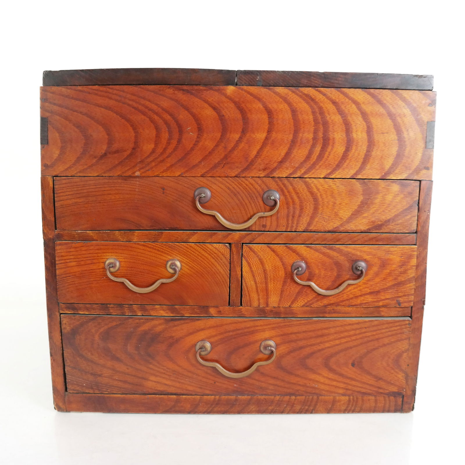 Miniature Asian Teak Storage Chest (1 of 10)