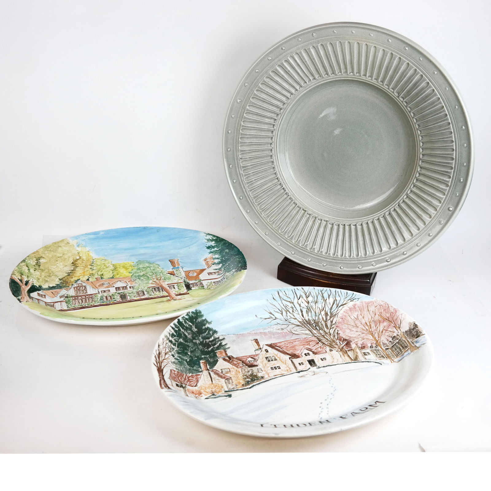 Ceramic Charger and Two Platters (1 of 18)