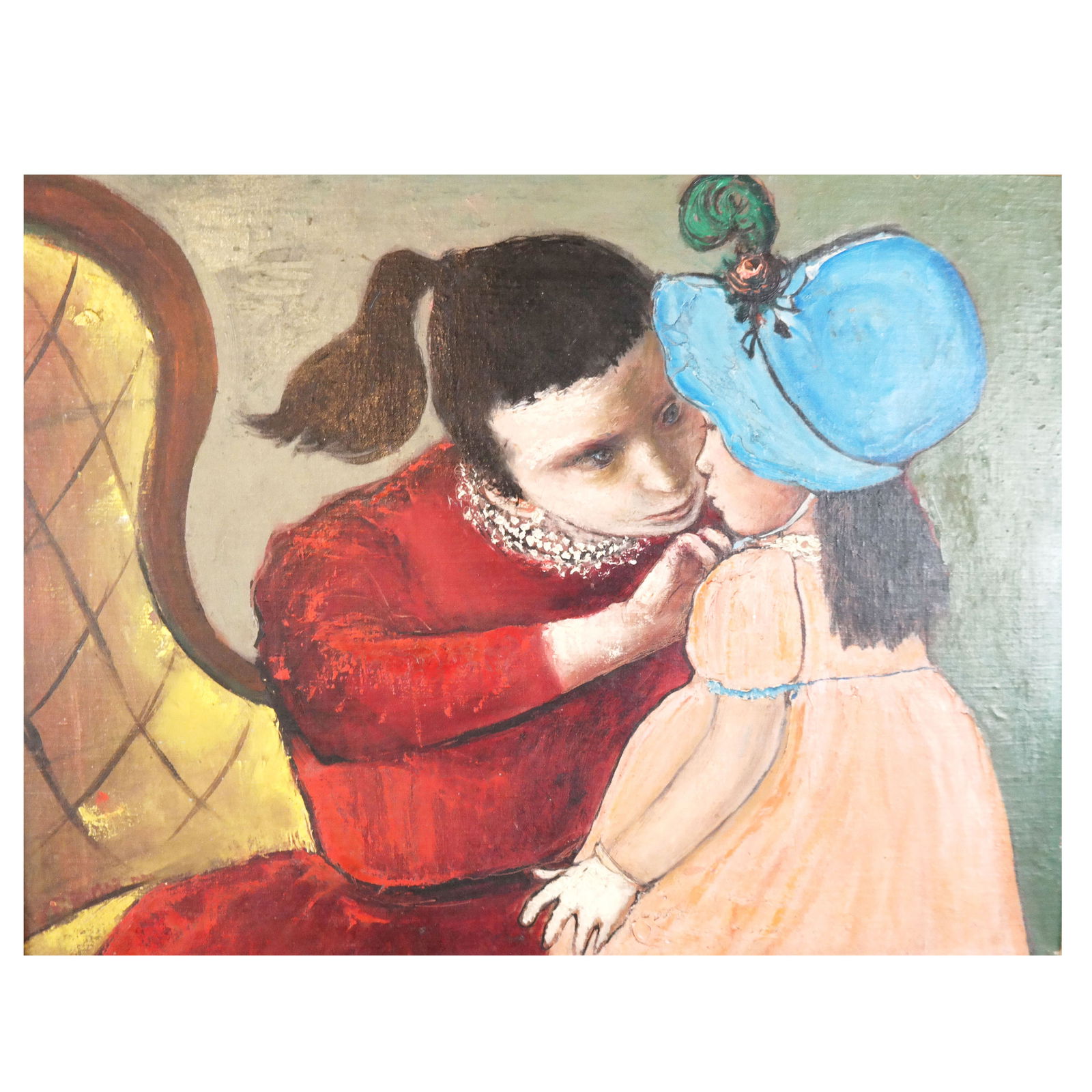 Mother and Child - 19th C. Oil Painting (1 of 7)