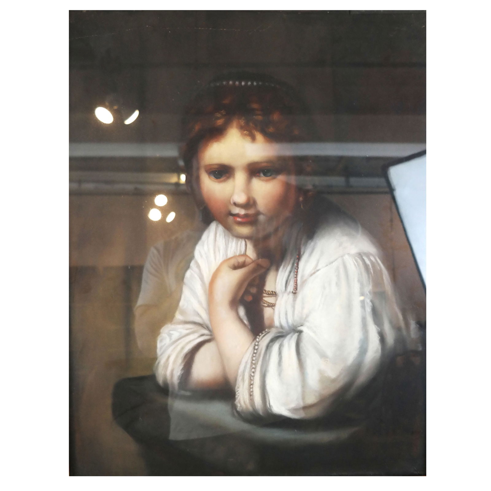 After REMBRANDT: Girl at Window - Drawing (1 of 6)