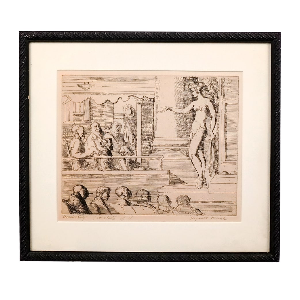 Reginald MARSH: "Union City" - Etching (1 of 10)