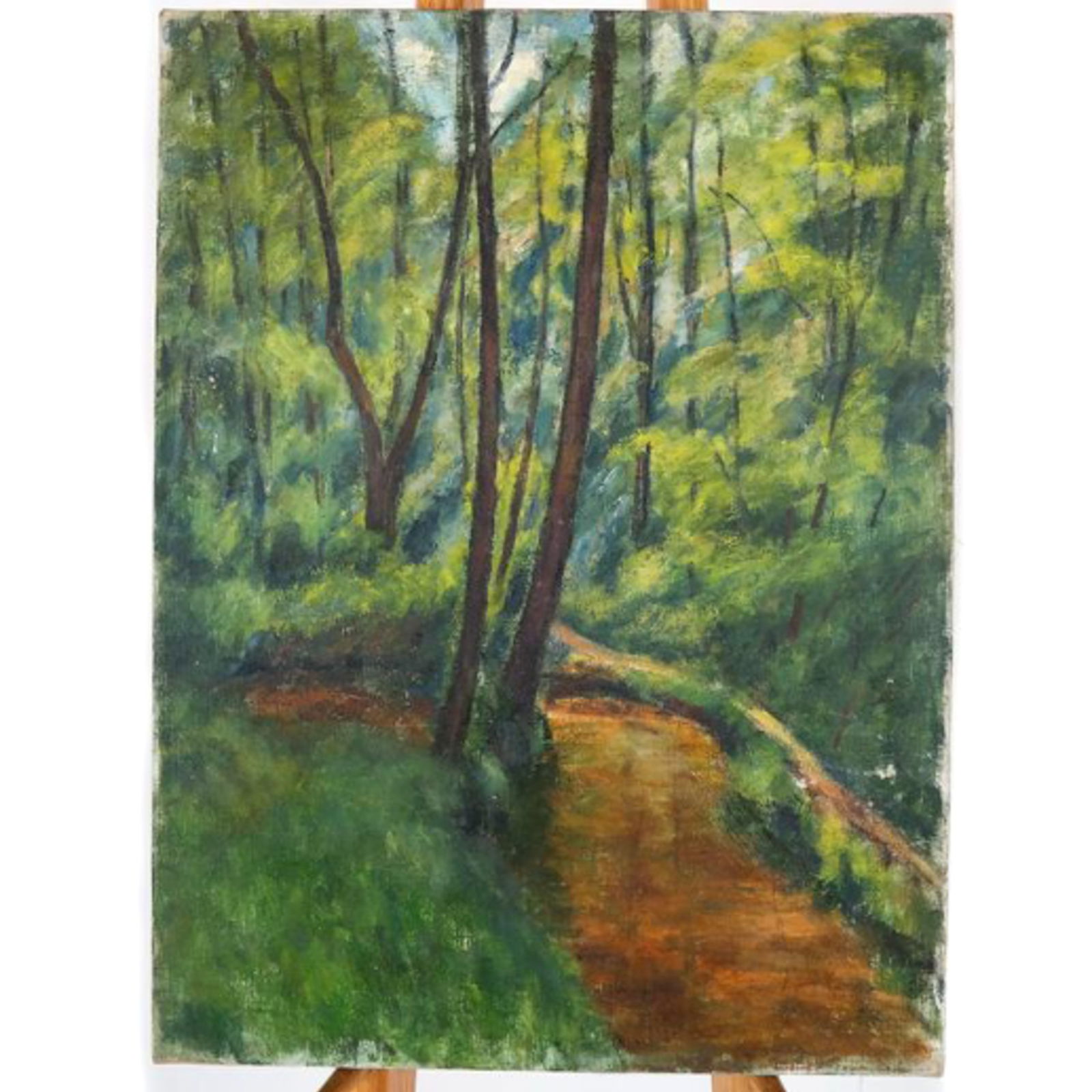 William LYBERIS: Landscape - Oil on Canvas (1 of 3)