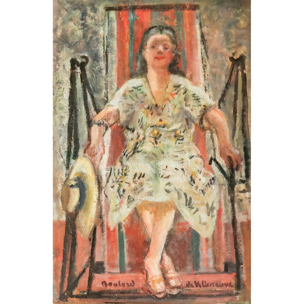 Maxime de VILLENEUVE: Portrait - Oil Painting (1 of 8)