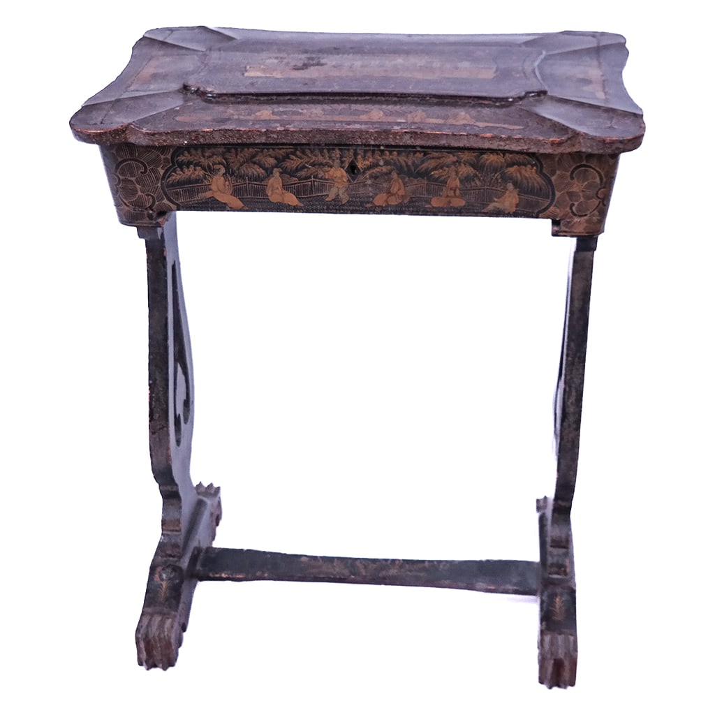 Chinese Export Stenciled Vanity (1 of 13)