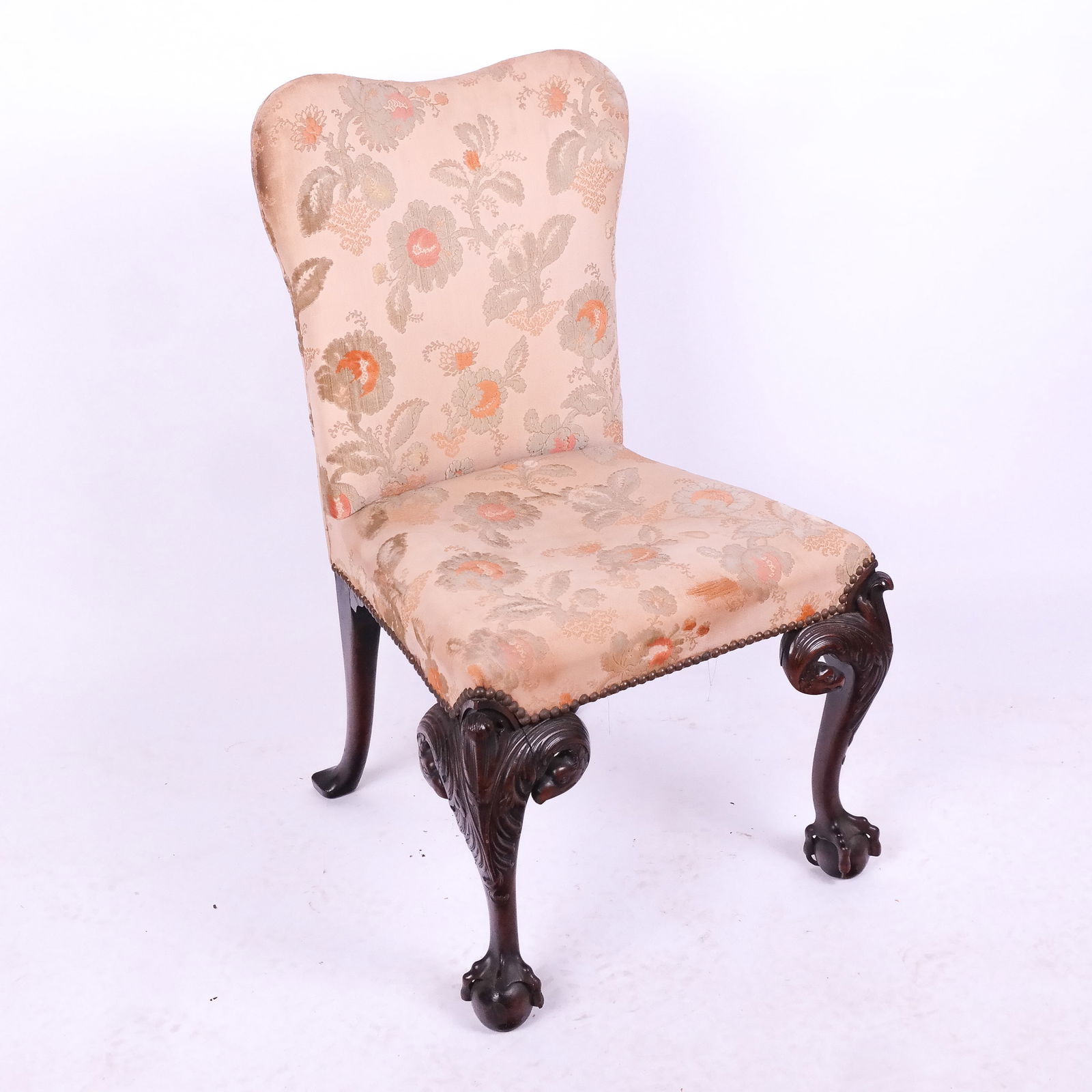 19th C. Irish Carved Side Chair (1 of 9)