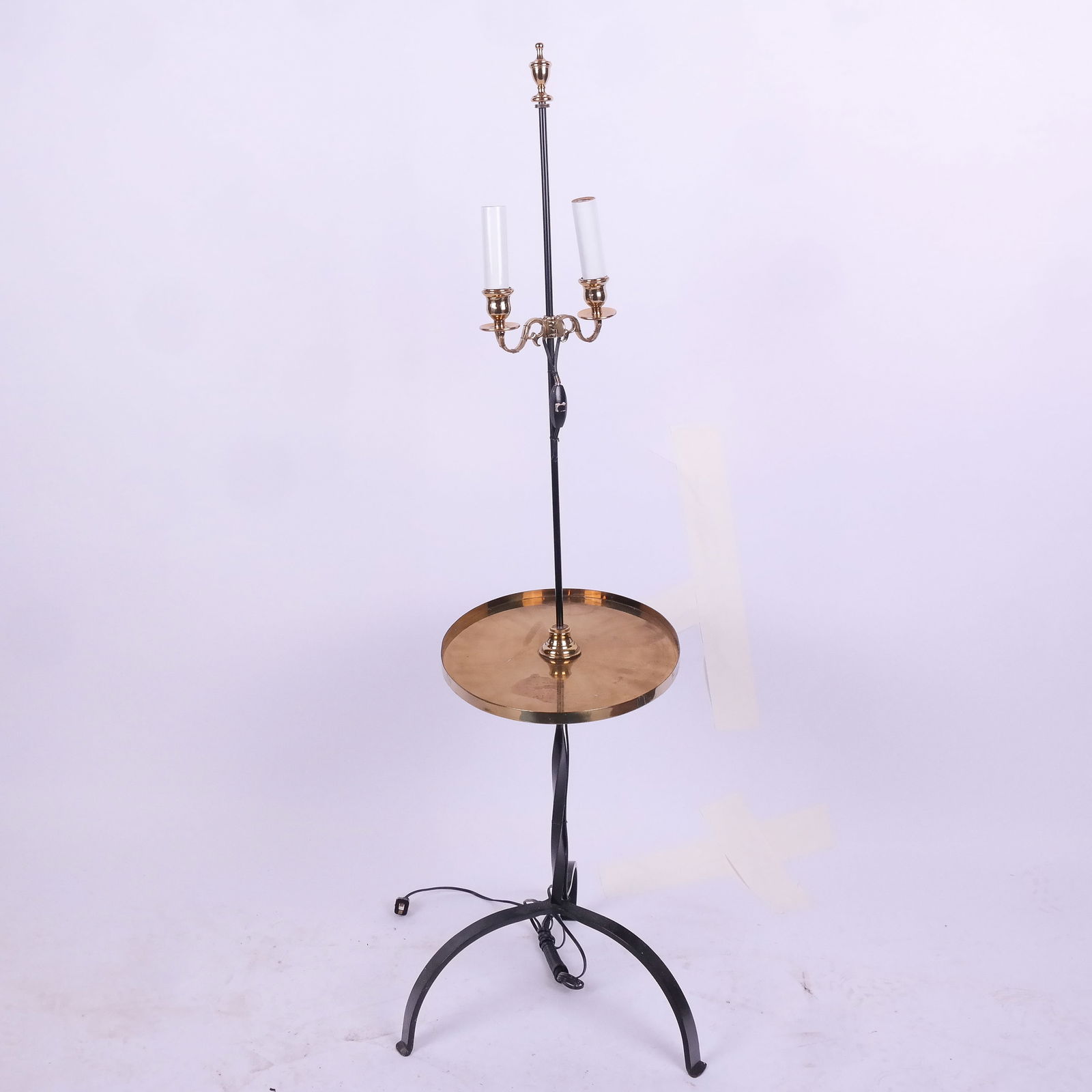 Black and Brass Lamp Table (1 of 9)