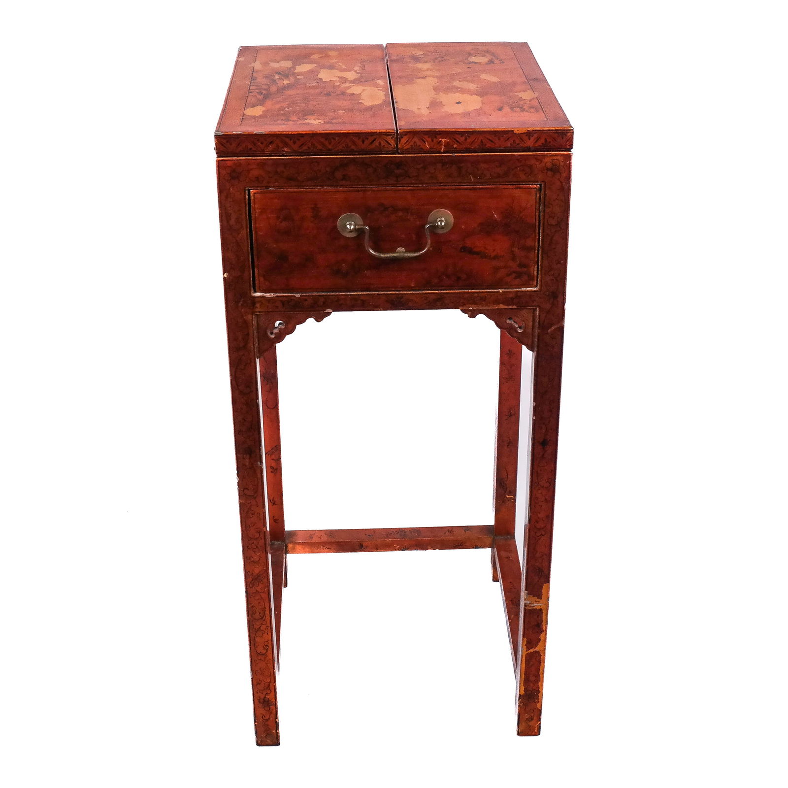 Chinoiserie Decorated Lift Top Vanity (1 of 10)