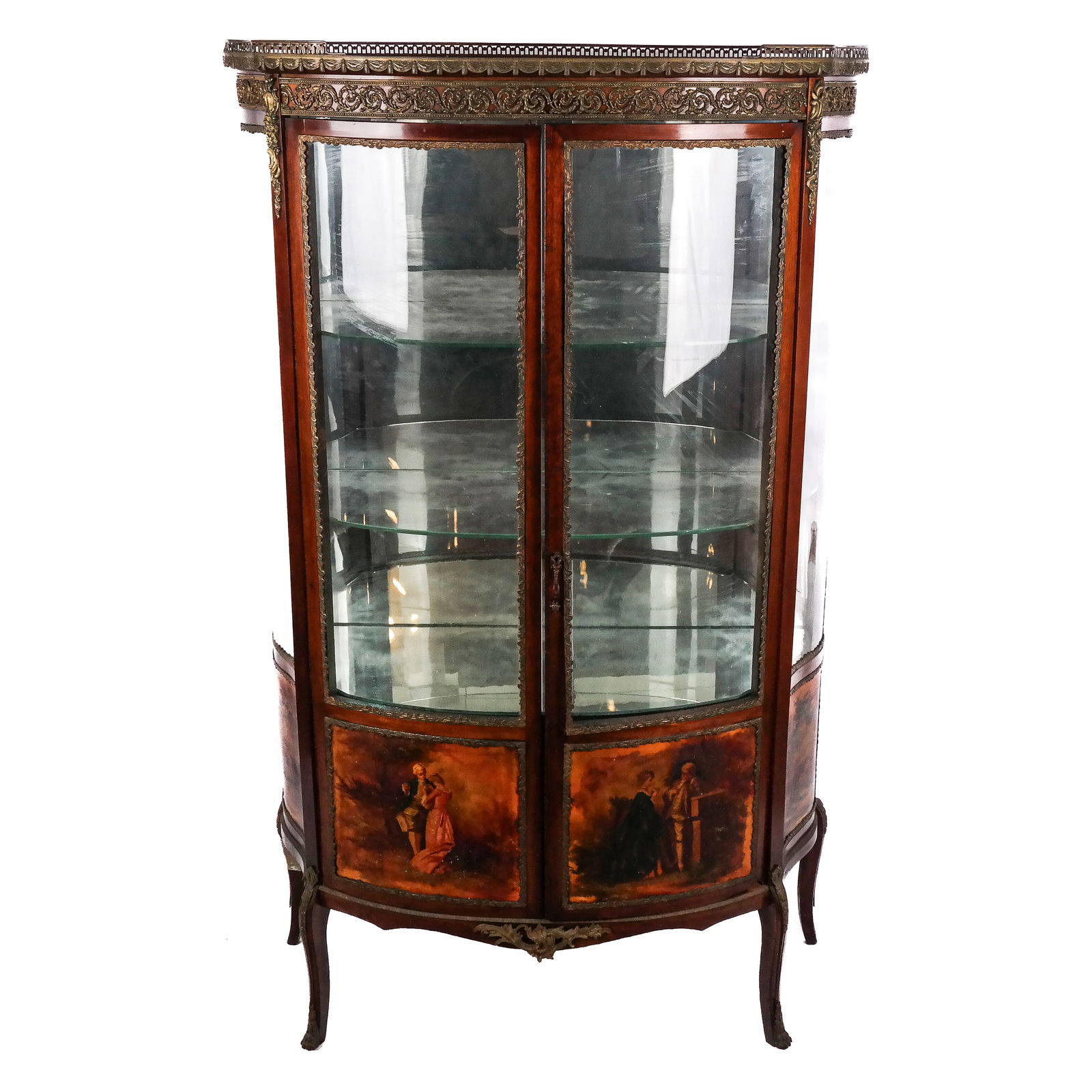 Louis XV/XVI Transitional-Style Vitrine (1 of 13)