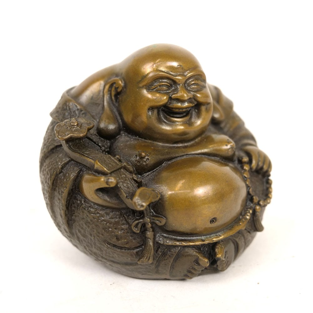 Bronze Laughing Buddha (1 of 5)