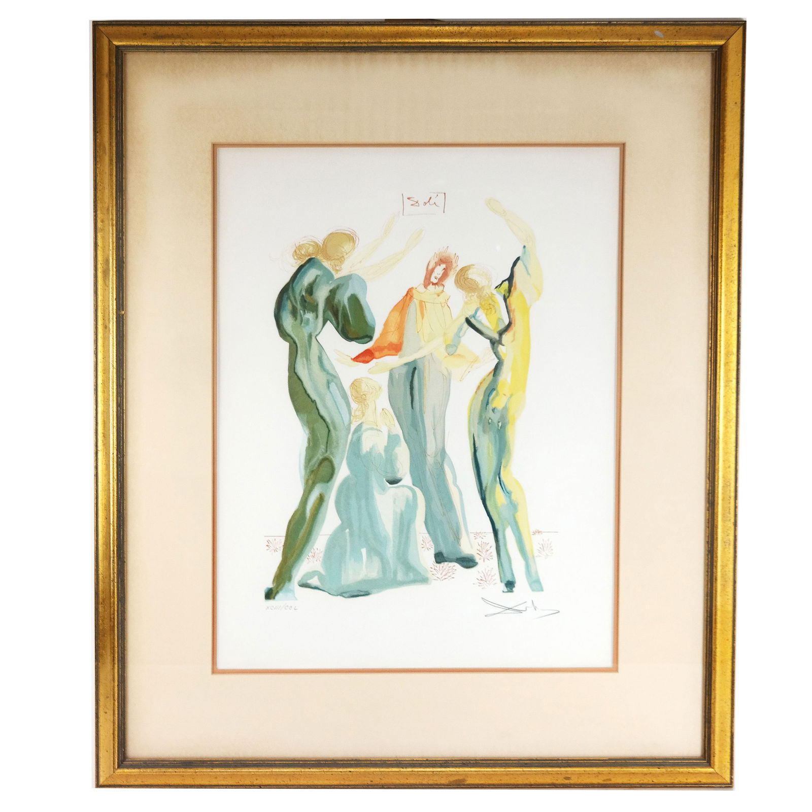 Salvador DALI: "La Danse" - Signed Lithograph (1 of 9)