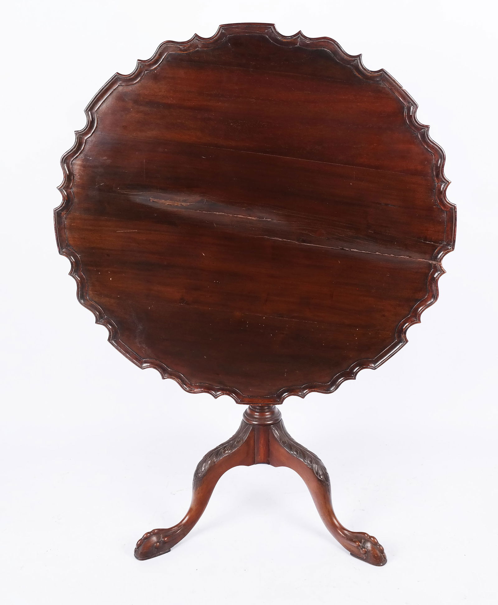 Antique Mahogany Tilt Top Table (1 of 9)