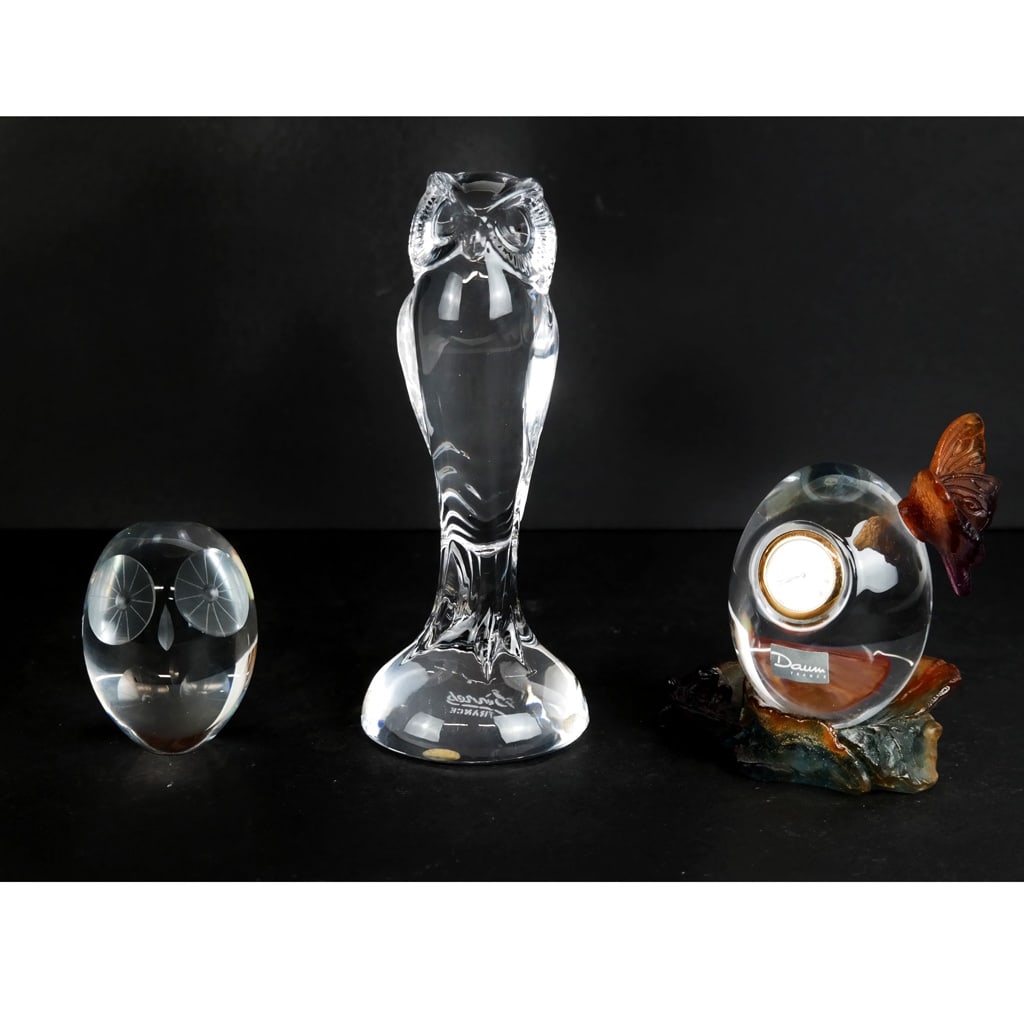 Group of Three French Glass Decorations (1 of 10)