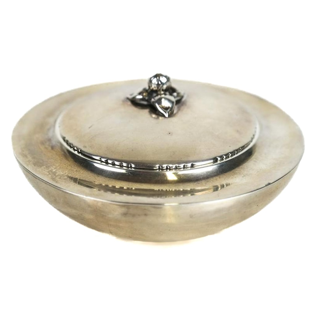 Georg Jensen Covered Condiment #145 (1 of 4)