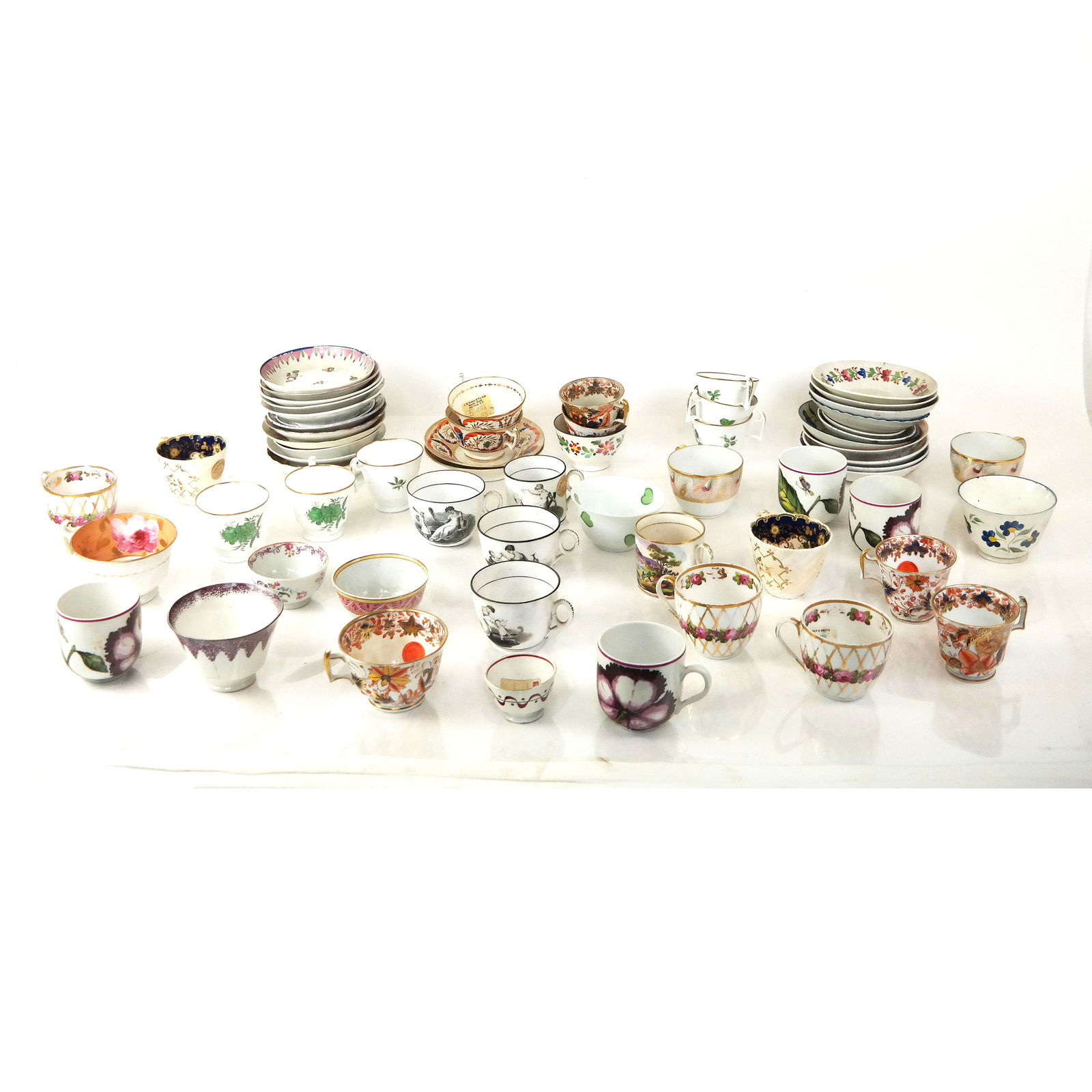 Large Assortment of Cups and Saucers (1 of 9)