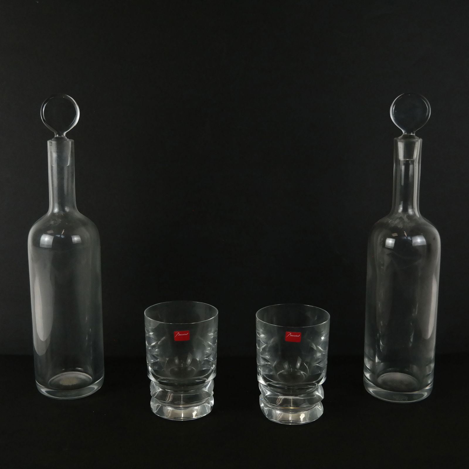 Pair of Baccarat Decanters & Glasses (1 of 11)