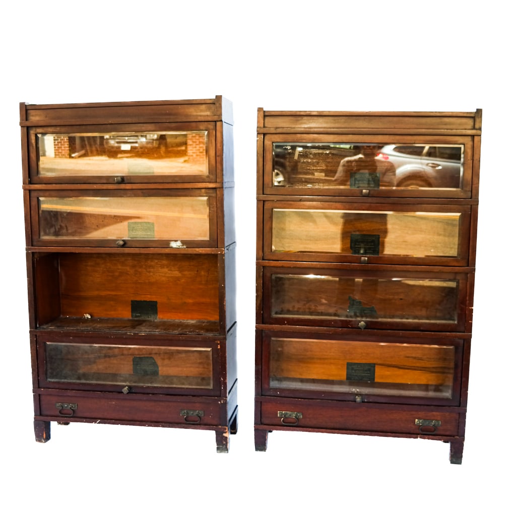 Pair of Globe-Wernicke Law Bookcases (1 of 8)