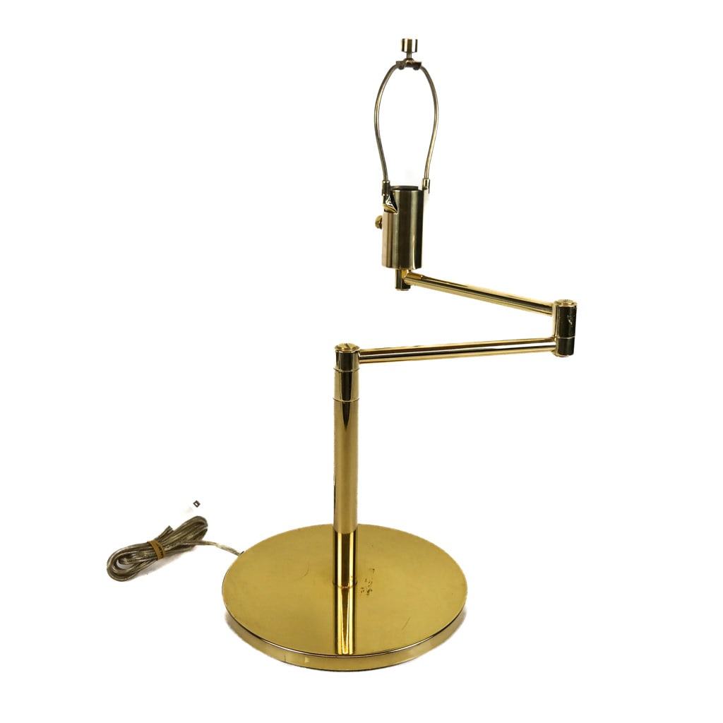 J. Mendizabal Brass Swing-Arm Desk Lamp (1 of 9)