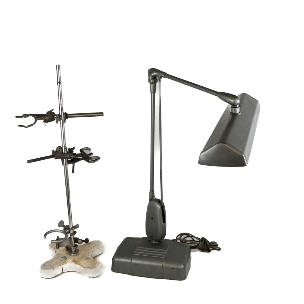 Vintage Desk Lamp and Holder (1 of 10)