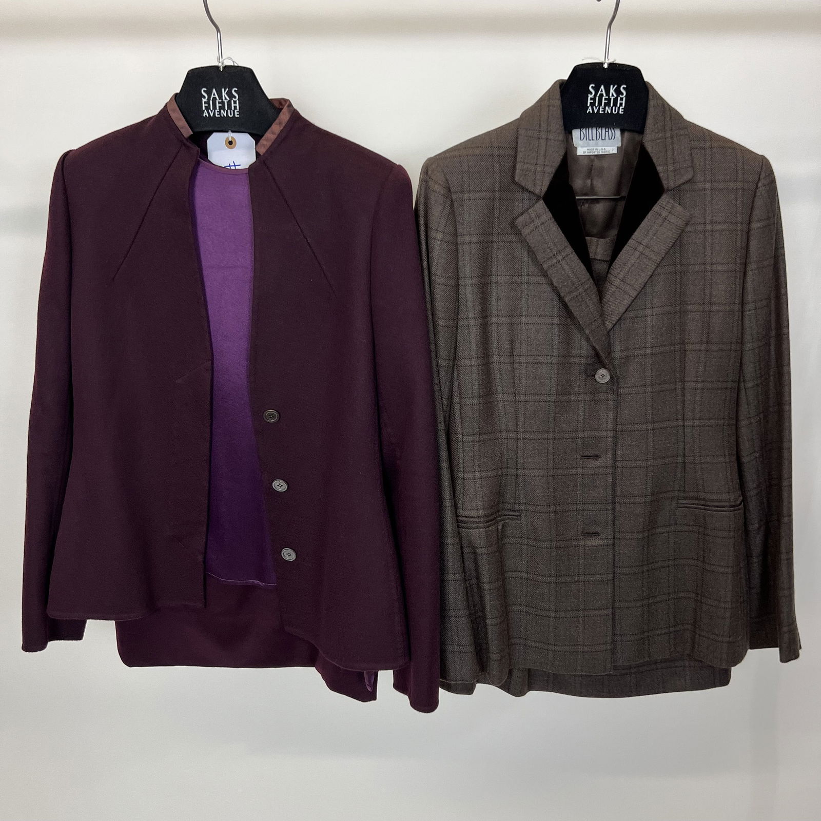 2 Bill Blass for Saks Fifth Avenue Ladies Suits (1 of 8)
